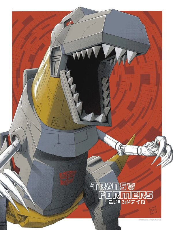 Moor Art Transformers Limited Edition Grimlock Art Poster Image  (3 of 5)